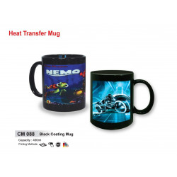 CM 088 Black Coating Mug (Heat Transfer Products)